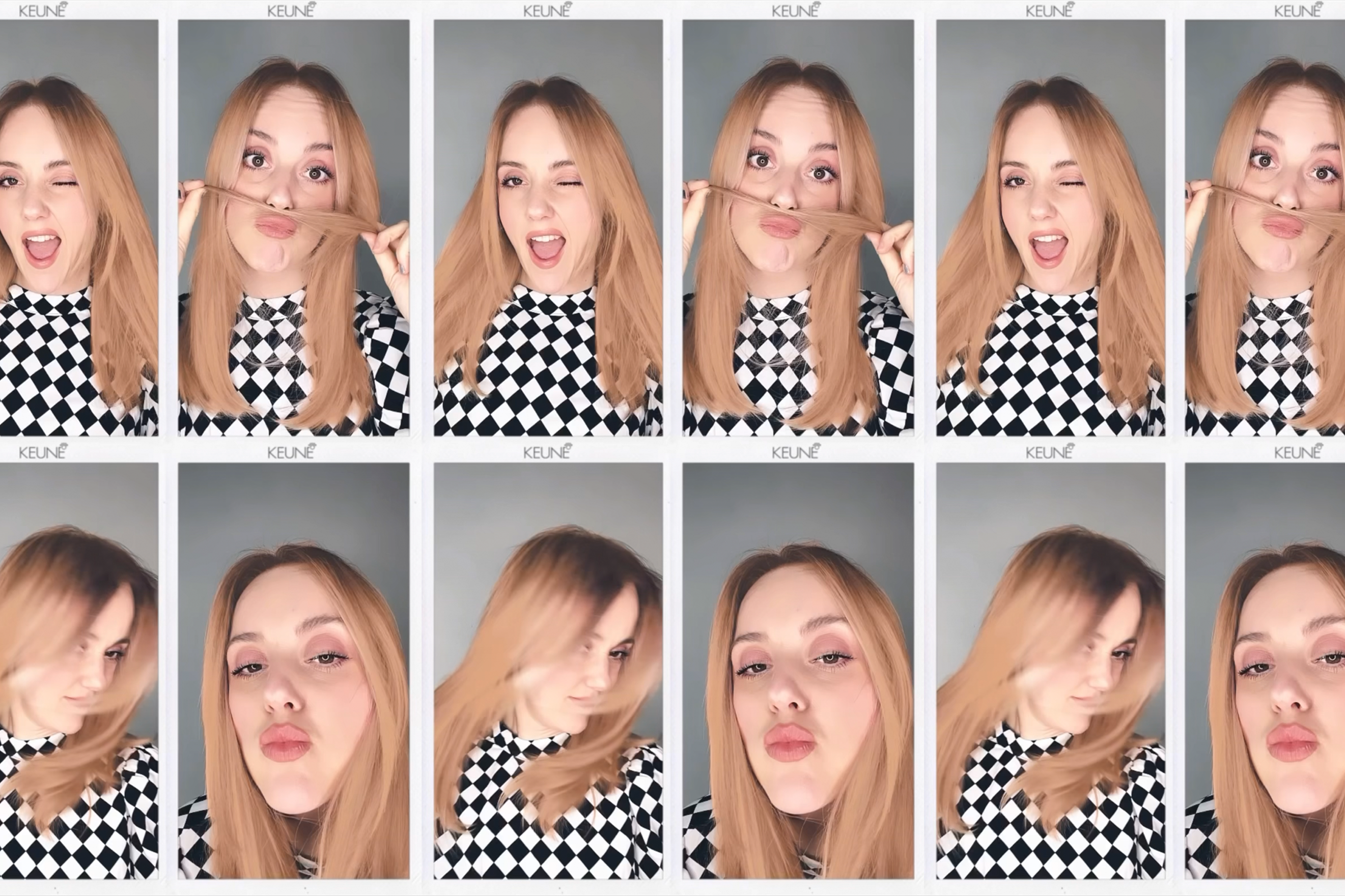KEUNE Haircosmetics: 12 Hair Colors. 1 Visual. 300.000k Views